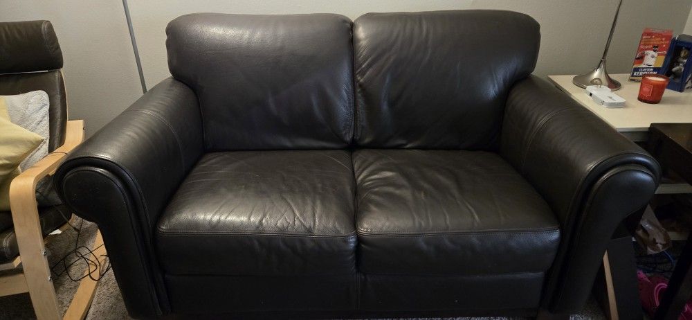 Free Leather Sofa Couch Macy's Excellent Condition
