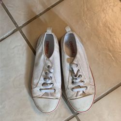 Size 2  White Gymboree Converse 