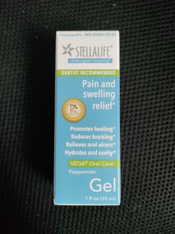 Vega oral care GEL, pain & swelling relief