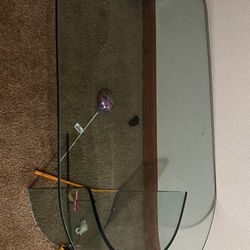 Vintage Glass Coffee Table