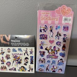 Kpop Stickers & Tattoo 