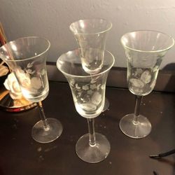 Vintage Wine Glases/Copas De Vino 
