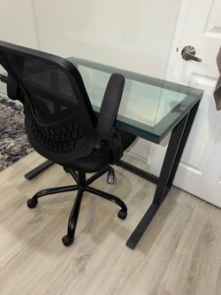 Office desk with chair, gaming desk