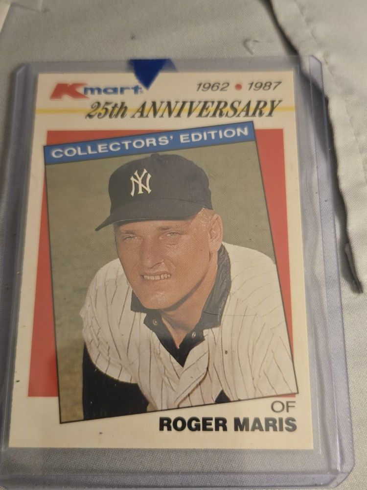 1987 Kmart Special Addition Roger Maris Card