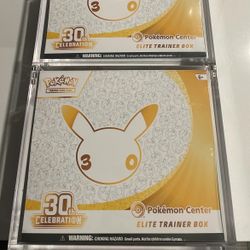 POKEMON CENTER 30th Celebration ETB