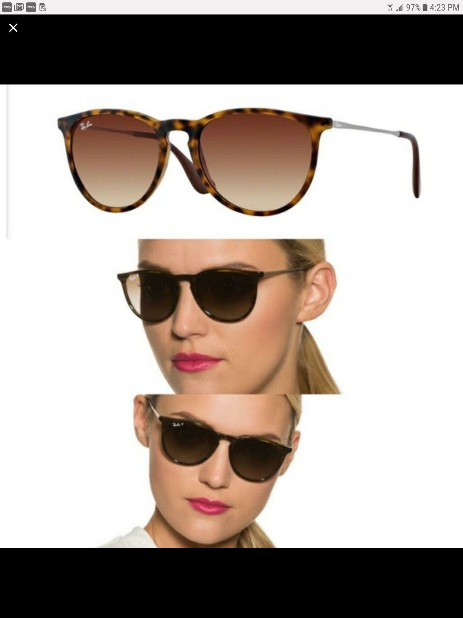 Ray ban sunglasses erika