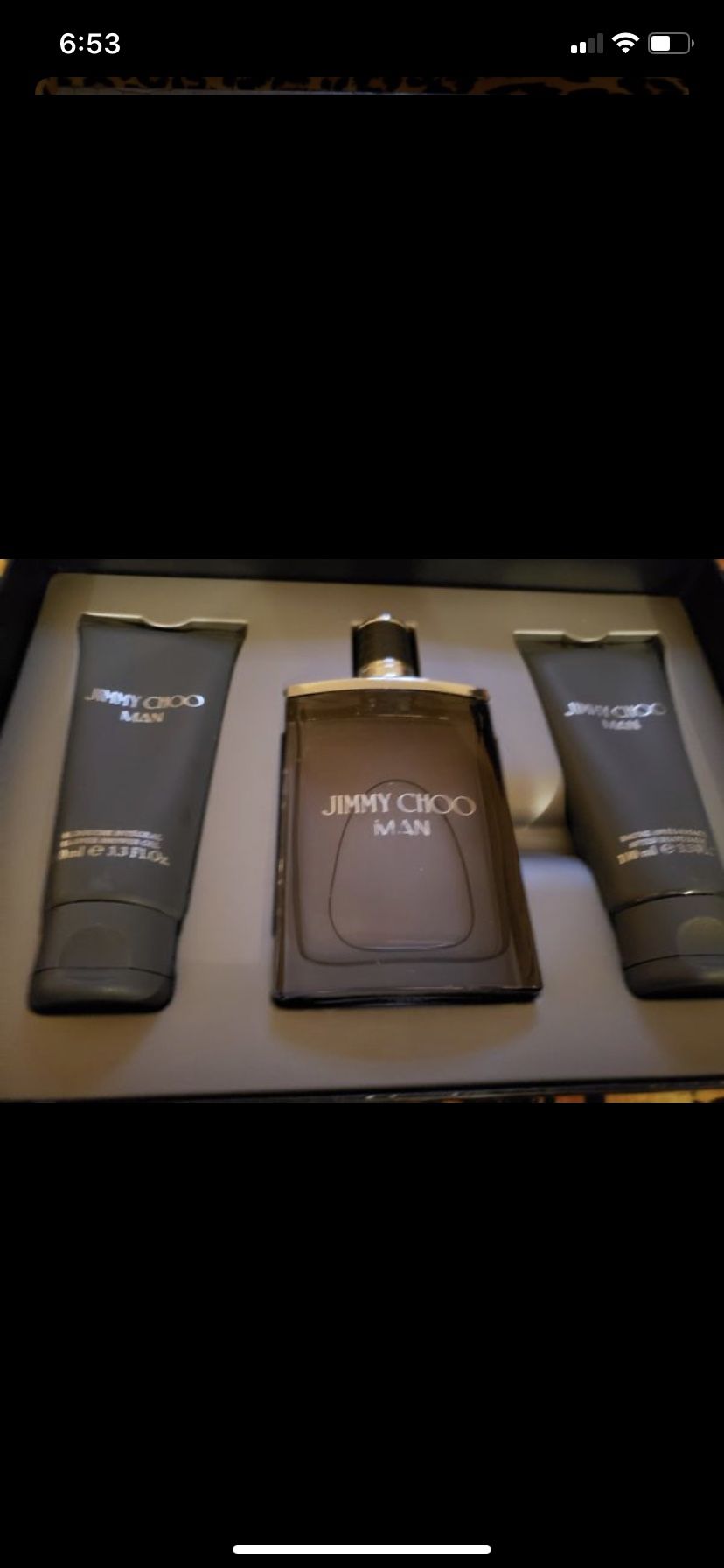 Jimmy choo perfume set for men.