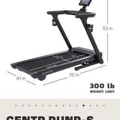 Treadmill Centr Runs  Brand New  New in Box No assembled  Costco 1599$ Today 699