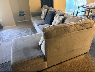 Couch and rug