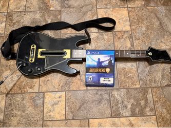 PS4 Guitar Hero  Live Game and Guitar Controller