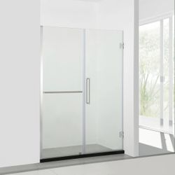 New- Frameless 60-inch Glass Shower