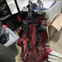 Nike Golf Bag And Clubs