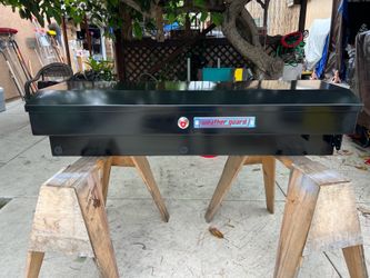 New Weather guard side mount tool box size 56” long x 17” wide x13” top asking $500