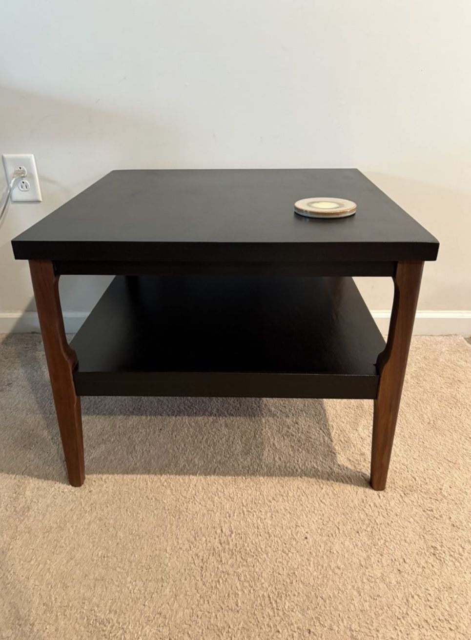 MCM Wood Coffee Table - Black Coffee Table - MCM Coffee Table