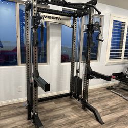 Vesta Fitness PRO SERIES 2-1 Ultimate Half Rack Functional Trainer/Gym Equipment/ Home Gym/ Fitness/ FREE DELIVERY 🚚 