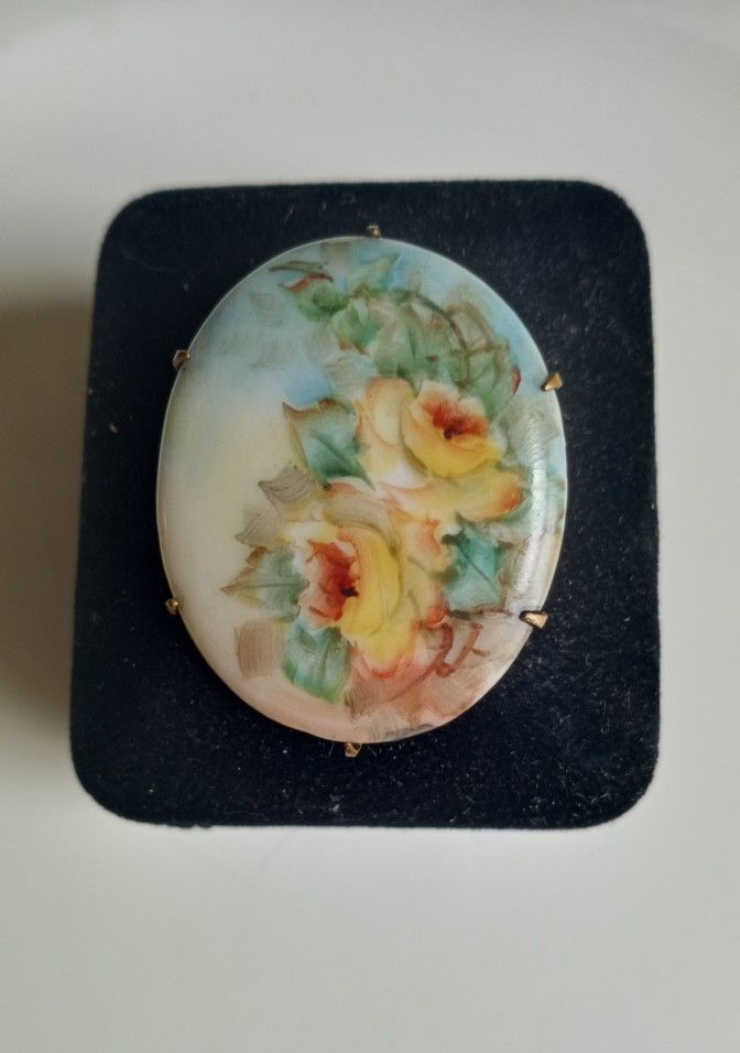 Antique Floral Brooch