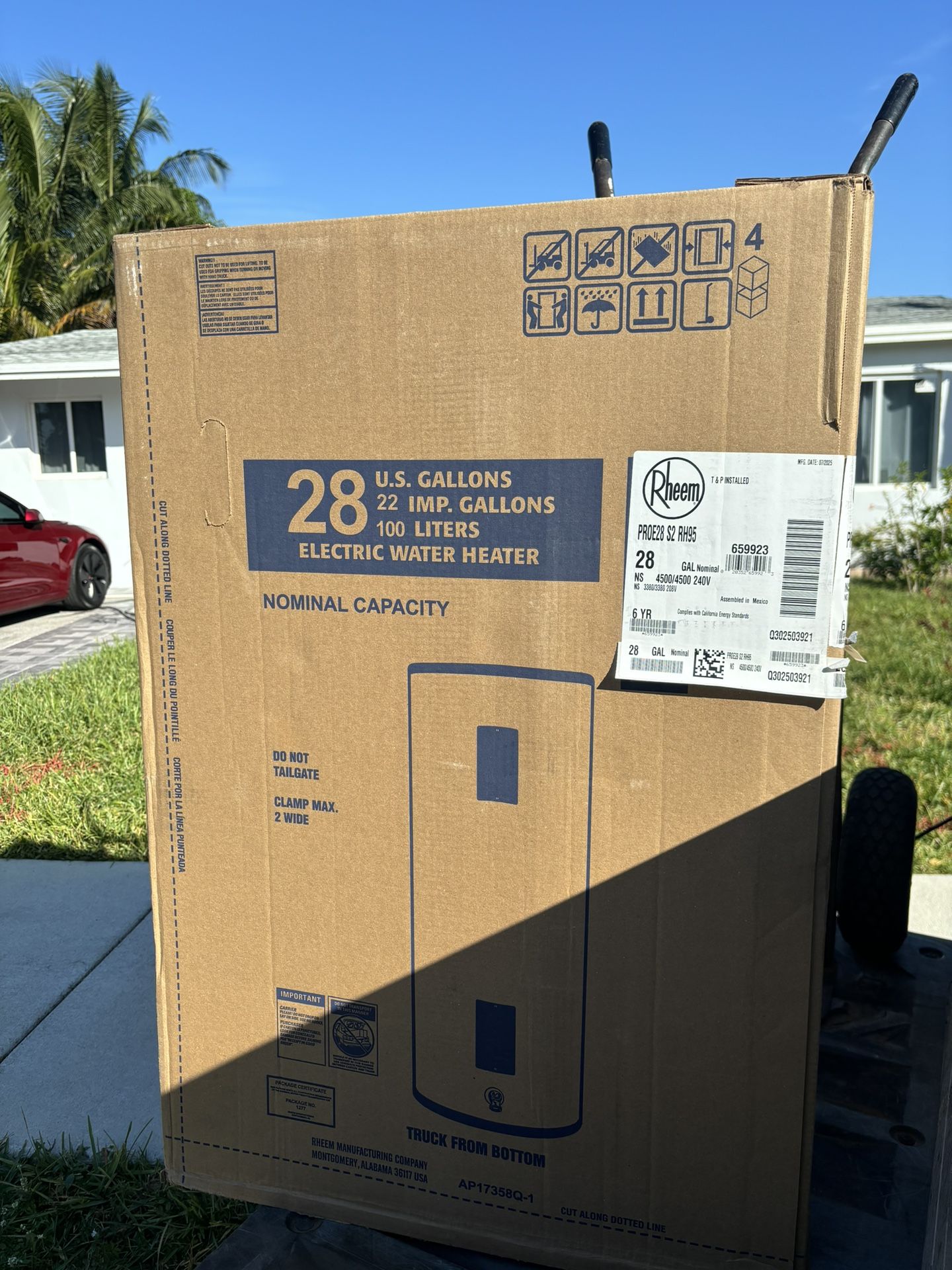 Waterheater 30 gallons New