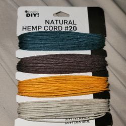 Colored Hemp Cord