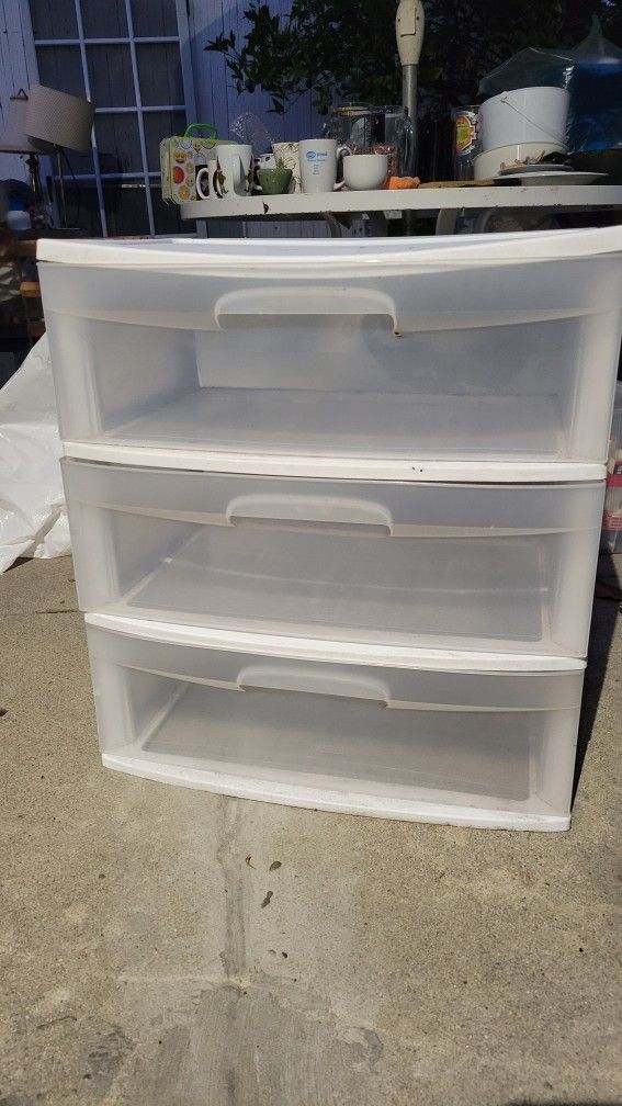 Large 3 Drawer Steralite Storage