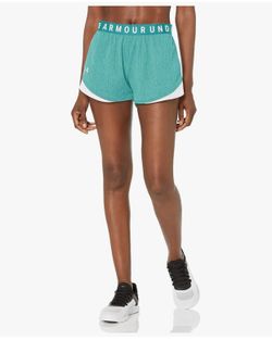 Under Armour Women's Play Up Twist Shorts 3.0 (722) Coastal Teal / Coastal Teal / White - Sized Available : Large, X-Large  