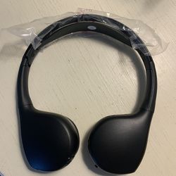 Black wireless headphones like new   