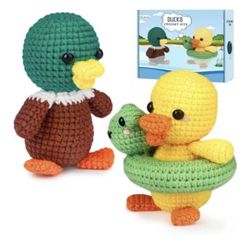 Brand New Crochet Kit for Beginners, Crochet Kit with Step-by-Step Video Tutorials, Crochet DIY Knitting Supplies