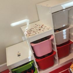 Toys organizer Storage Trofast Ikea With Boxes