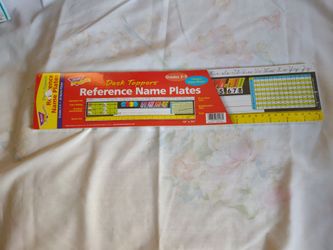 Name plates desk topper