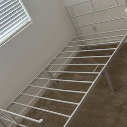 White Twin Bed Frame 