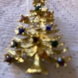 Mid Century Xmas Broach