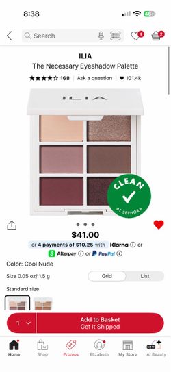 ILIA The Necessary Eyeshadow Palette