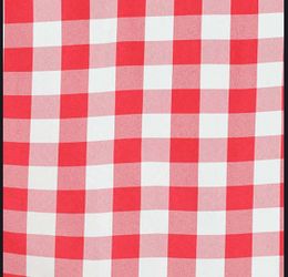 Tablecloth Checkered 60 X 126 in. Rectangular Tablecloth Checkered