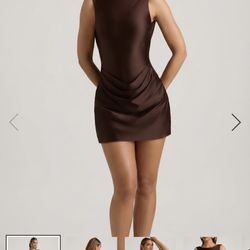 Oh Polly Brown Dress