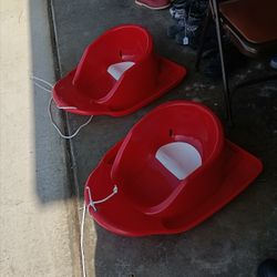 Two Baby Snow Sleds 20.00 Each