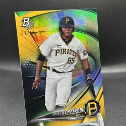 🔥 2022 Bowman Platinum #Top-14 Matt Frazier Gold Foil /50 Pirates