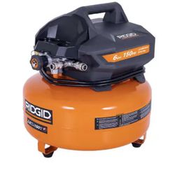 RIDGID 6 Gal. 150 PSI Portable Electric Pancake Air Compressor