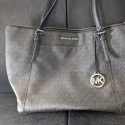 Michael Kors Black Leather Purse