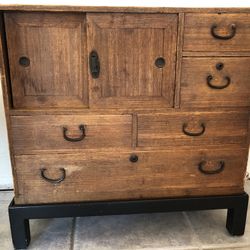 Antique Japanese Tansu Cabinet 