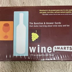 Wine Smarts Table Card Game