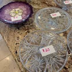 Cake Stands $20 Each Crystal 