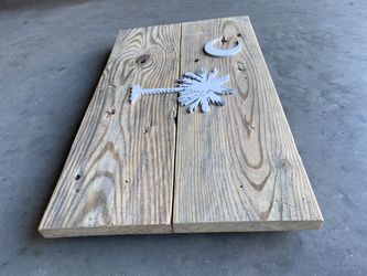 18” X 24” Rustic Barn Wood Palmetto Wall Art 