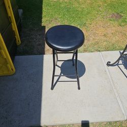 Stool  24" High And 12" Round
