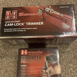Hornady Handheld priming tool & Cam-Lock Trimmer