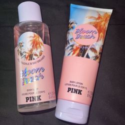 Pink Perfume And Lotion 