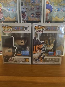 Funko Pop One Piece Rob Lucci Bundle x2