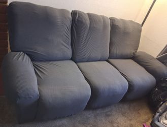 Brown recliner couch