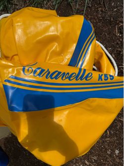 Caravelle K55 blow up boat with oars