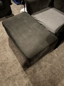 Two chairs and ottoman