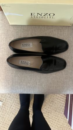 Enzo Angiolini Black Loafers