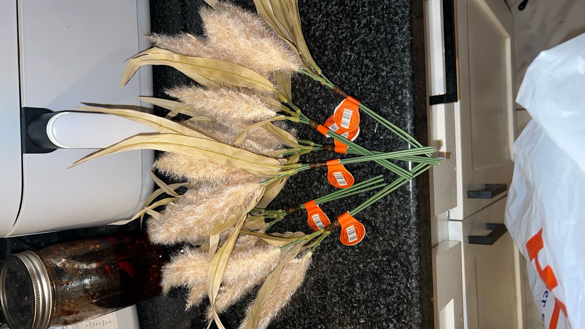 6 Mini Bunches Of Fake Modern Plant Decor